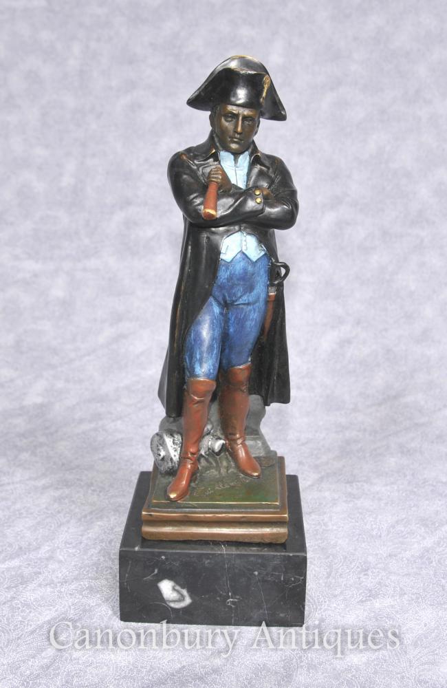 French Bronze Napoleon Statue by Guillemin Emperor Napolean
