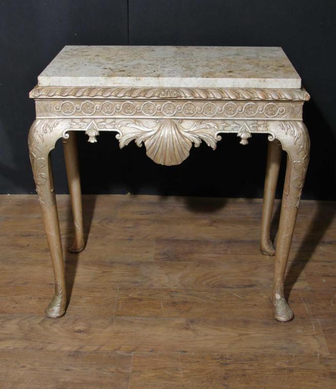Antique George I Console Table Silver Gilt English Furniture