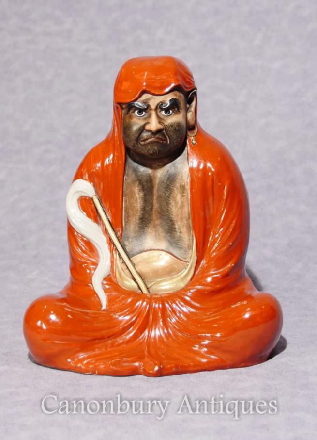 Antique Japanese Kutana Porcelain Man Figurine 1910