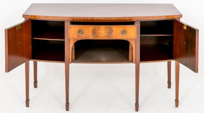 Antique Georgian Mahogany Sideboard Buffet Server