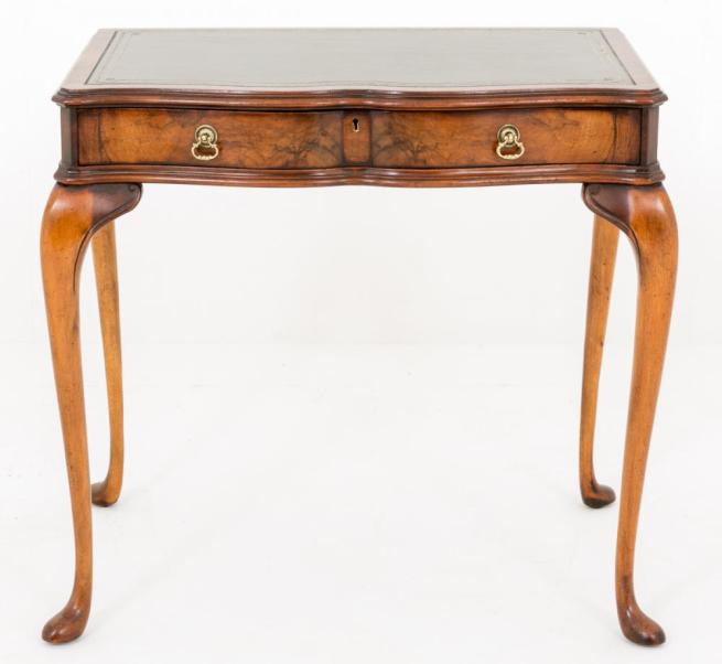 Antique Queen Anne Writing Table Ladies Desk