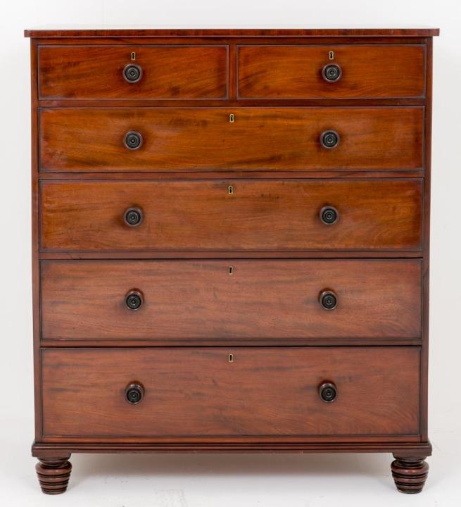 Antique William IV Chest of Drawers Mahogany Chests
