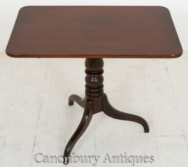 George III Wine Table Mahogany Side Table 1800