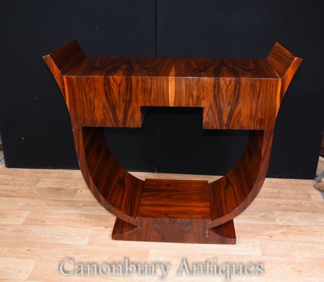 Rosewood Art Deco Console Table Interiors Hall