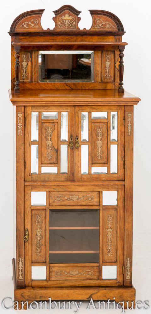 Victorian Rosewood Musical Cabinet 1880