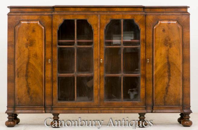 William and Mary Walnut Side Cabinet Buffet 1930