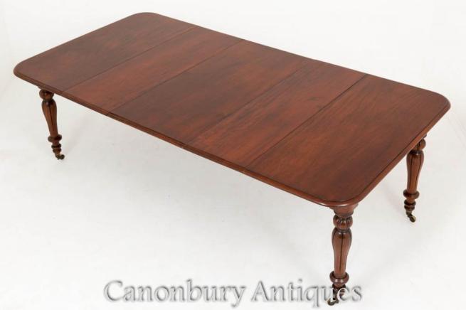 William IV Extending Dining Table Mahogany Diners