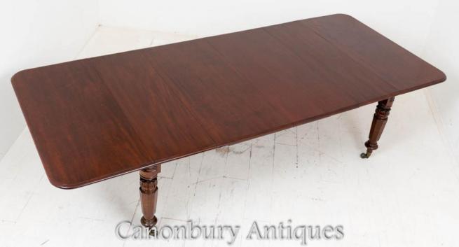 William IV Mahogany Dining Table Extending