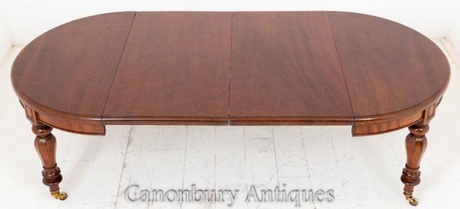 William IV Mahogany Extending Dining Table