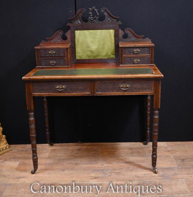 Antique French Ladies Desk Bureau Plat Circa 1890