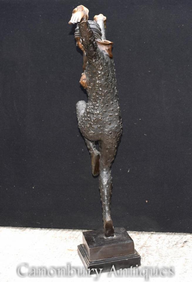 Large Art Deco Chiparus Bronze Statue Dancing Figurine Kapurthala