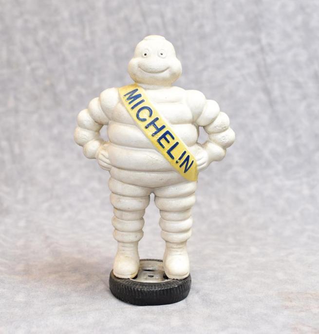 French Cast Iron Michelin Man Statue Tire Bibendum Casting