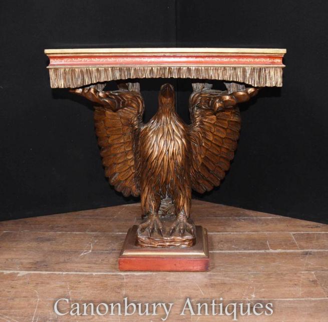 Antique Eagle Console Table - Chinese Furniture Classical Chinoiserie