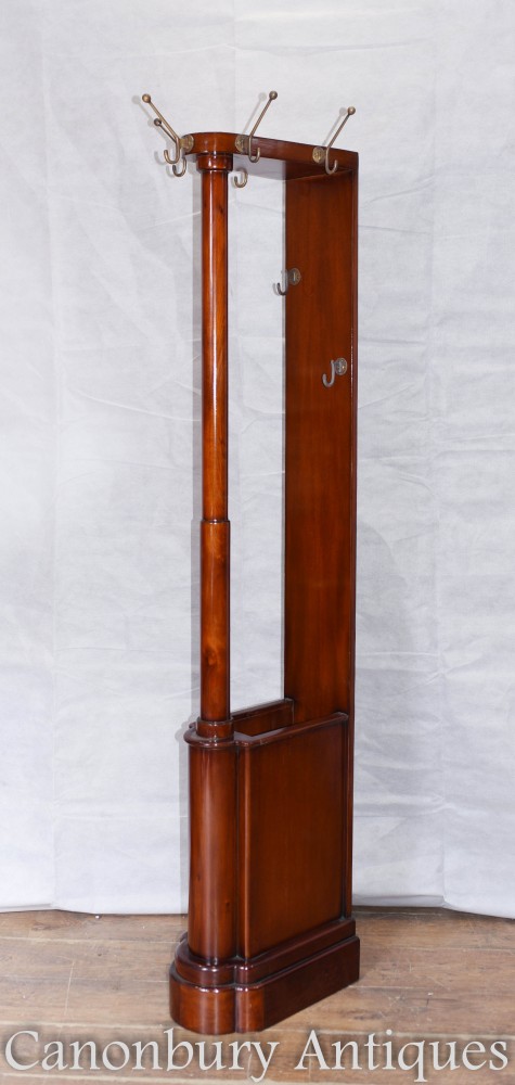 Art Deco Hat and Coat Stand Mahogany Hall