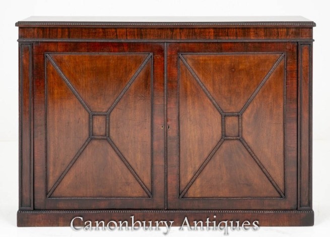 William IV Cabinet Chest Mahogany 19th Century