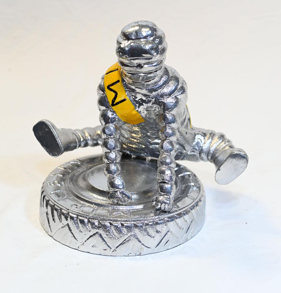 Michelin Man Aluminum Bibendum Tire Statue
